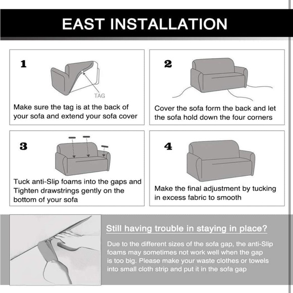 4 seat couch cover - Picture 6 of 9